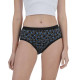 Vink Women's Printed Panty Black I Outer Elastic